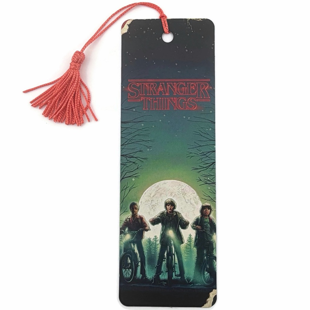 Netflix Stranger Things Bookmark with Red Tassel